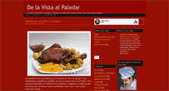 Desktop Screenshot of delavistaalpaladar.com