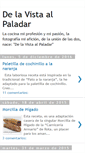 Mobile Screenshot of delavistaalpaladar.com