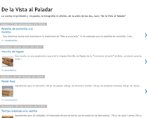 Tablet Screenshot of delavistaalpaladar.com